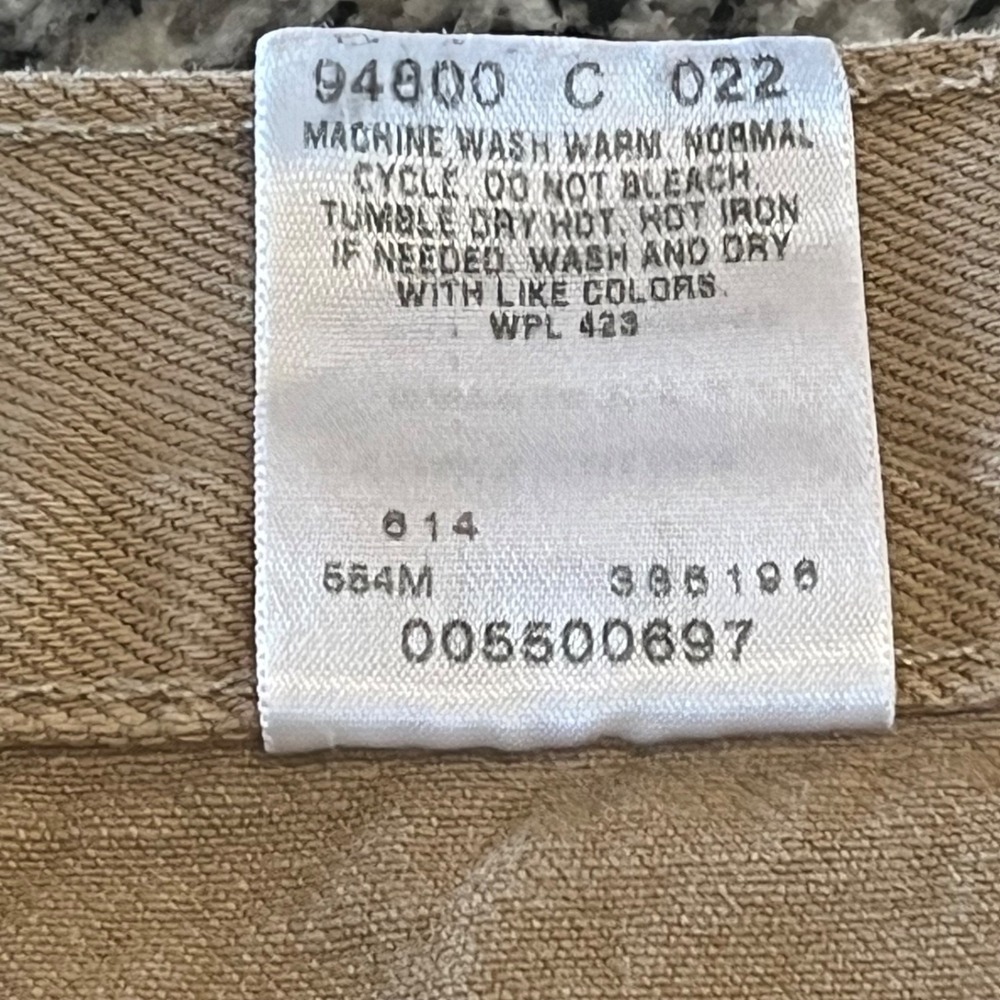 Vintage Levis 550 Relaxed Fit Jeans Mens 36x34 Khaki 100% Cotton Y2K - Picture 11 of 14
